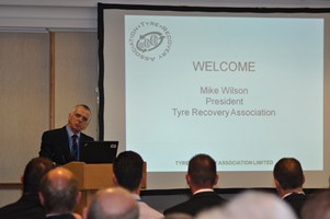 TRA president Mike Wilson speaks at the launch of the Responsible Retailer initiative